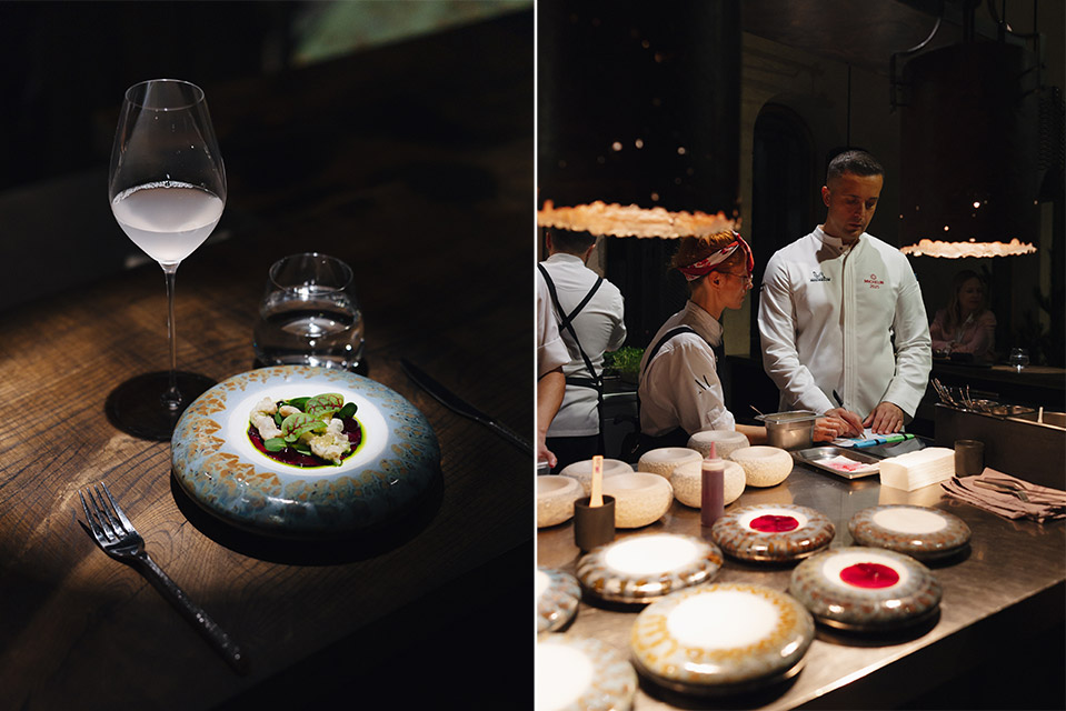 Fine dining restaurant in Riga