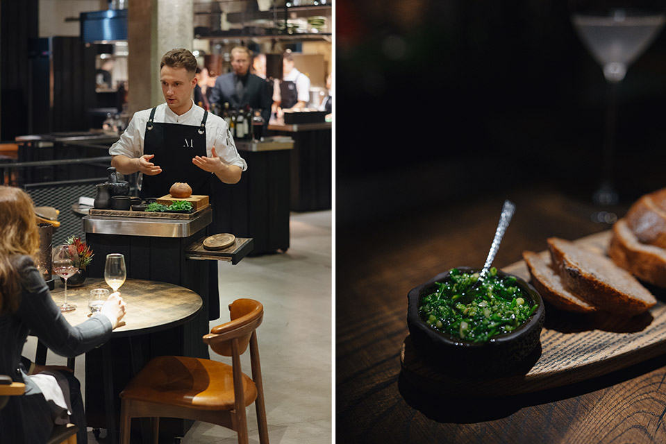 Fine dining restaurant in Riga